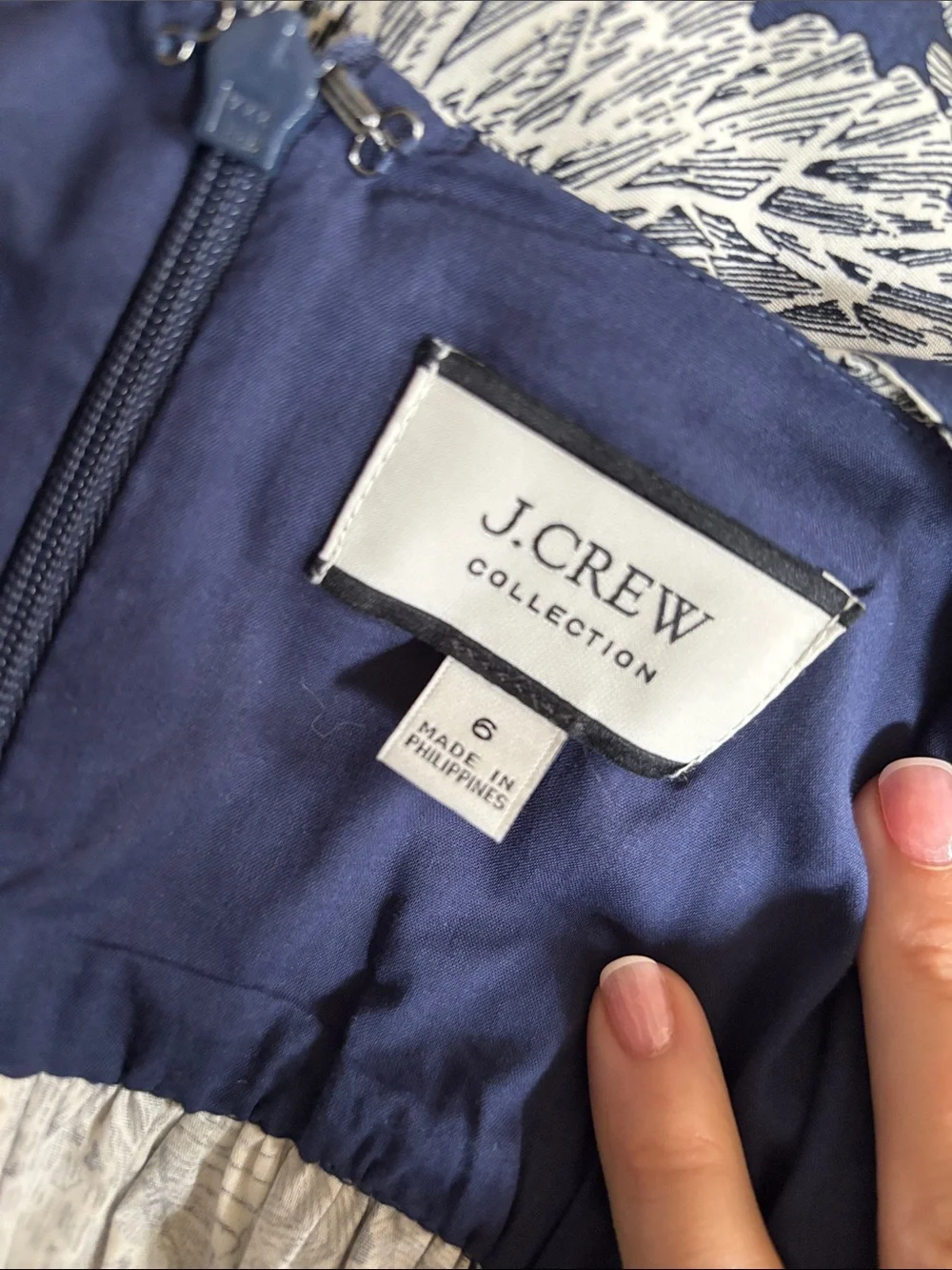 J Crew Collection Gathered Tank Midi Dress in Ratti Seashell Print 6